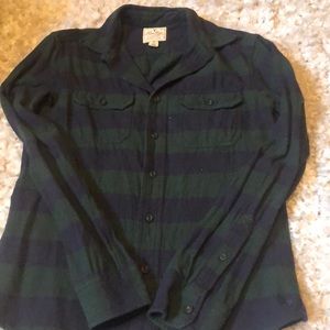 American Eagle Striped Flannel Size XS